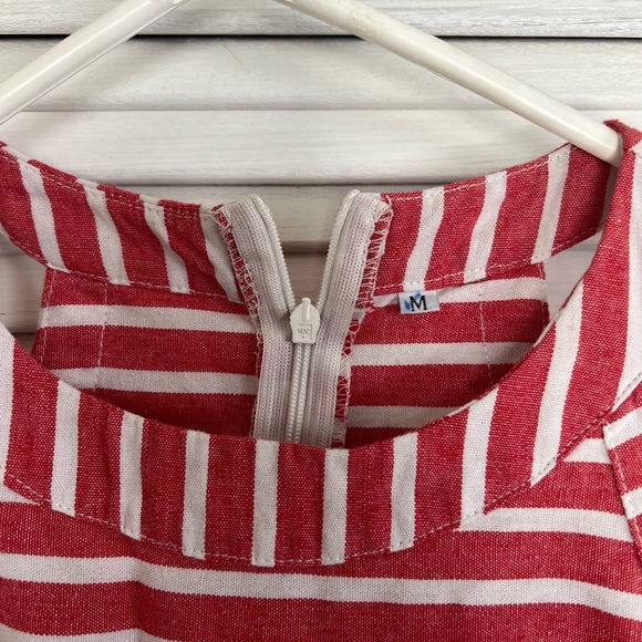 Red and white striped romper - Picture 3 of 5
